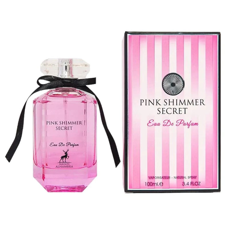 خرید Maison Alhambra Pink Shimmer Secret حجم 100 میلی لیتر