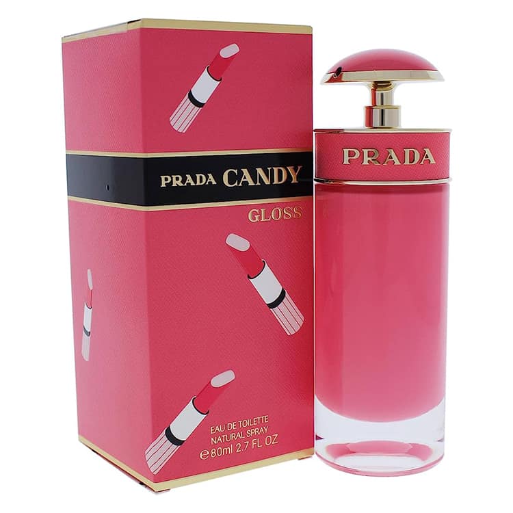 خرید ادو تویلت زنانه PRADA Candy Gloss حجم 80 میل