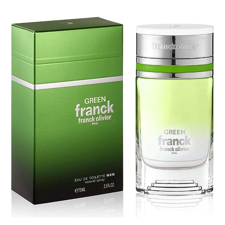 خرید ادو تویلت مردانه franck olivier Green حجم 75 میل